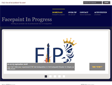 Tablet Screenshot of facepaintinprogress.eu